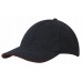 BRUSHED COTTON CAP WITH TRIM