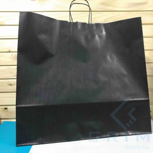  Пакет чорний 540х140х500 з ручками