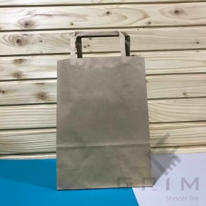 Пакет корич.180x80x250 з плоскими ручками