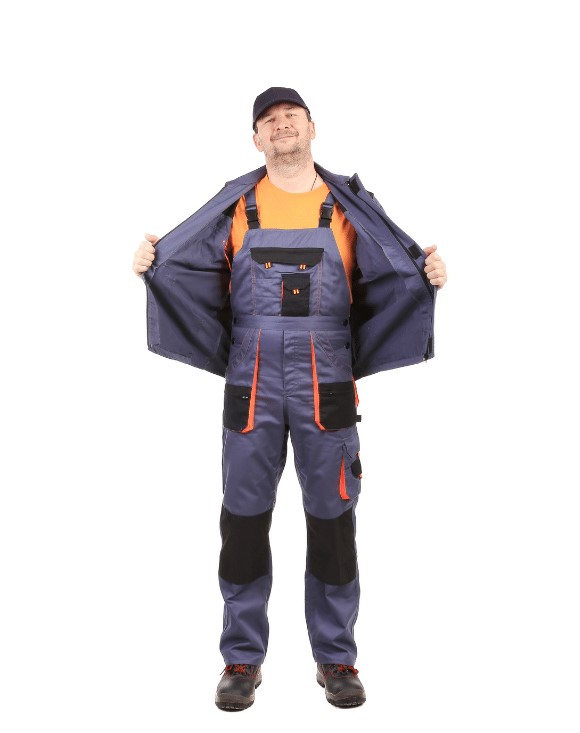 Робочий костюм з логотипом, матеріал саржа